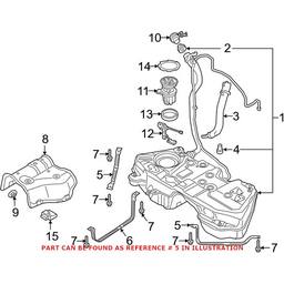 Audi Fuel Tank Strap - Driver Side 80A201653